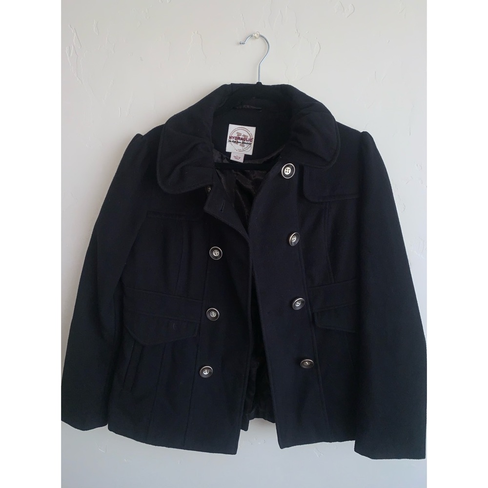 Women’s Black Pea Coat!